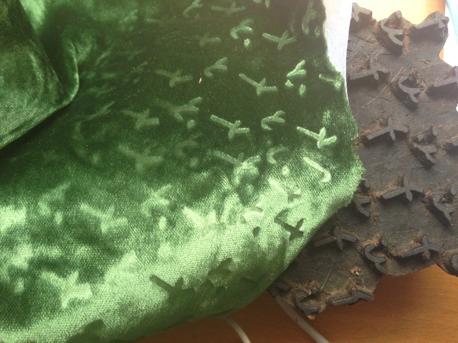 Dyed and Gone to Heaven Embossing Velvet