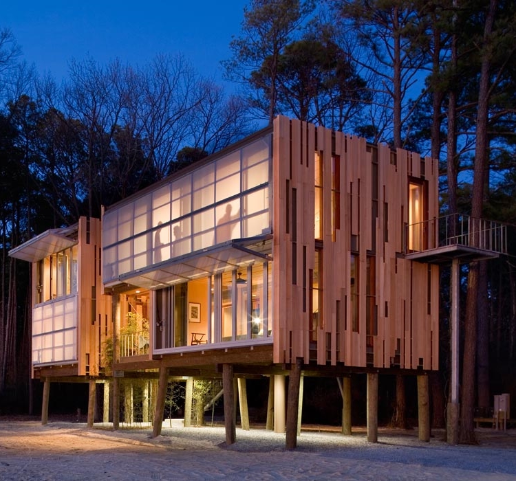 Modular Prefab Elevated Home on Stilts, Maryland Prefab Modular Homes