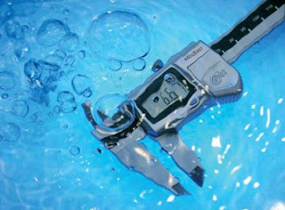Calipers for measuring and exporting digital data are waterproof and coolant proof.