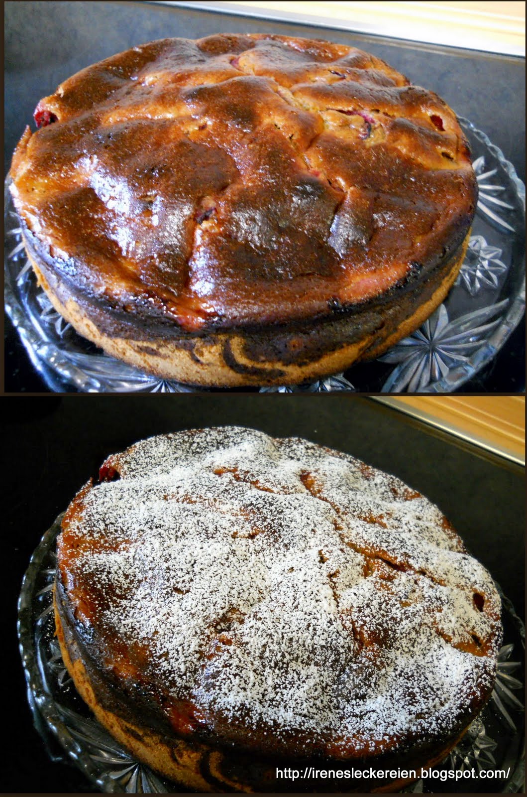 Irène`s Leckereien♥: Pflaumen Kuchen mit Honig-Zimt-Guss von Kochzauber