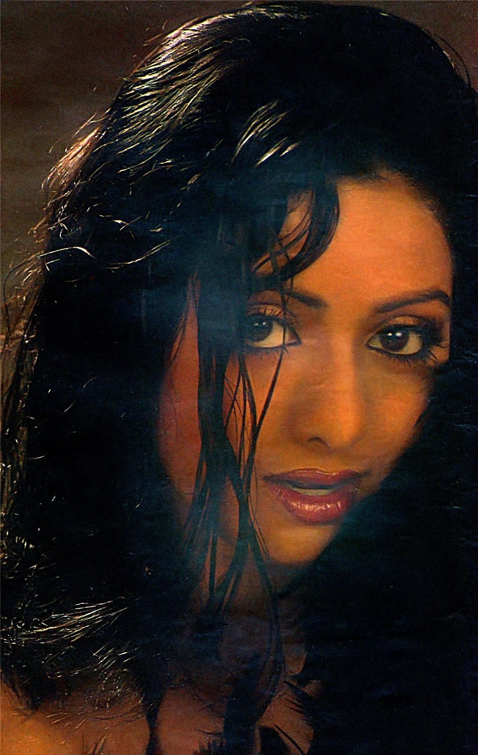 Sridevi: TBT: 1988: Sridevi' Filmfare cover shoot in slick wet hair