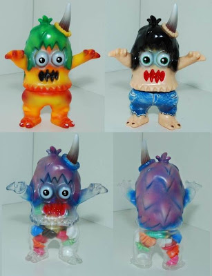 Not at New York Comic-Con 2011 Exclusive One of a Kind Custom Ugly Unicorn Vinyl Figures by Rampage Toys