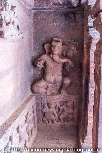 Badami Cave Temple Ganesha