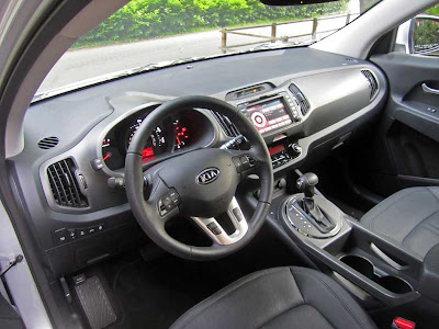 2011 Kia Sportage EX AWD interior - Subcompact Culture
