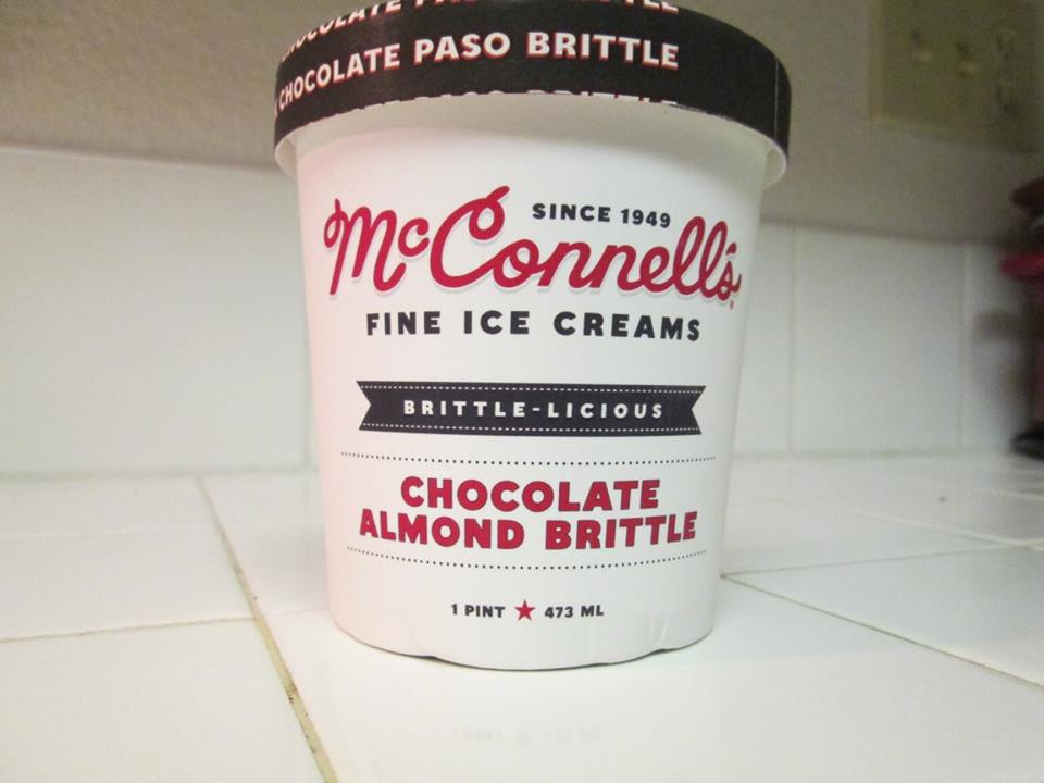 David's Ice Cream Reviews McConnell's Chocolate Almond Brittle