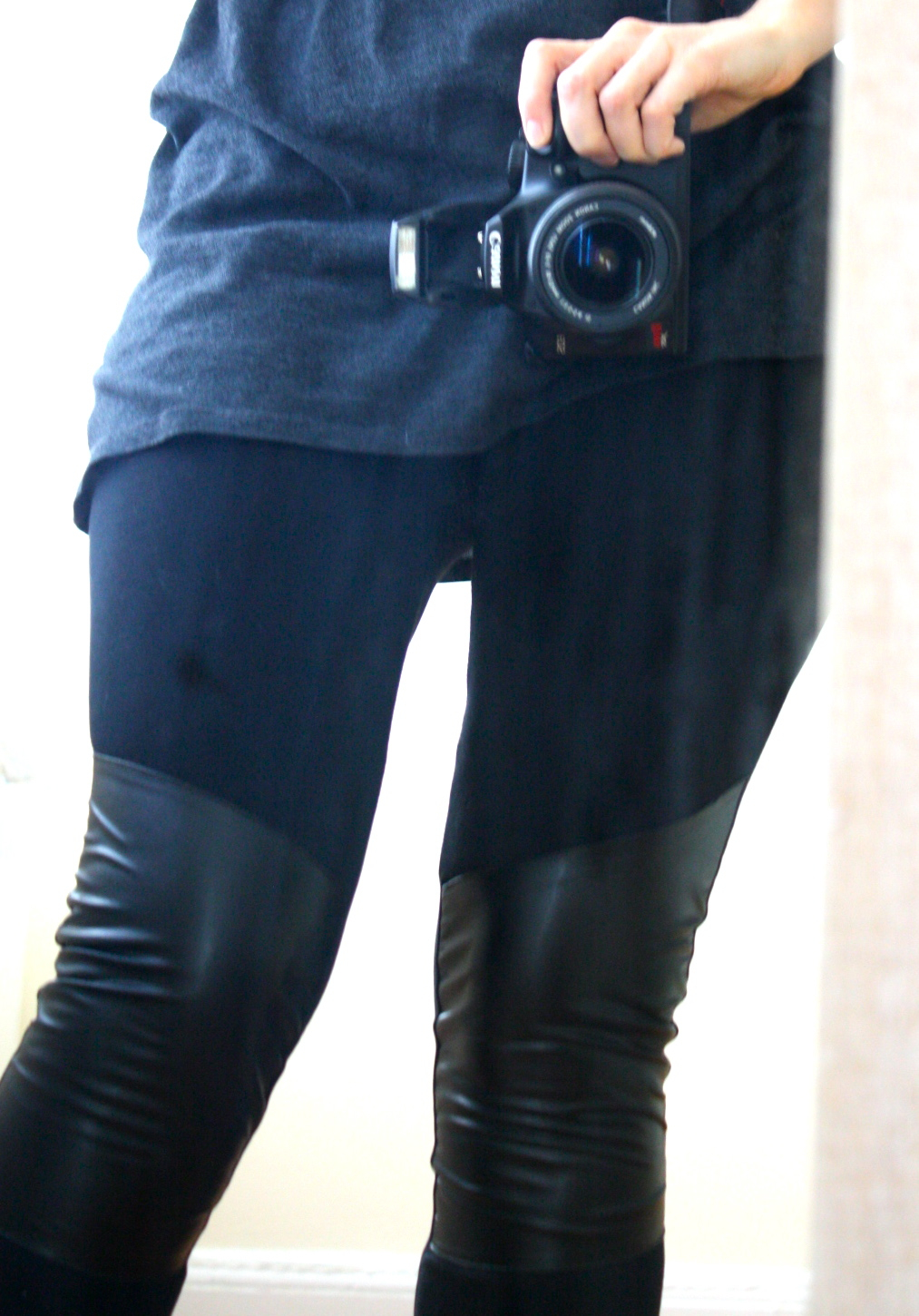 Beau Baby Preview DIY Leather Patch Leggings!