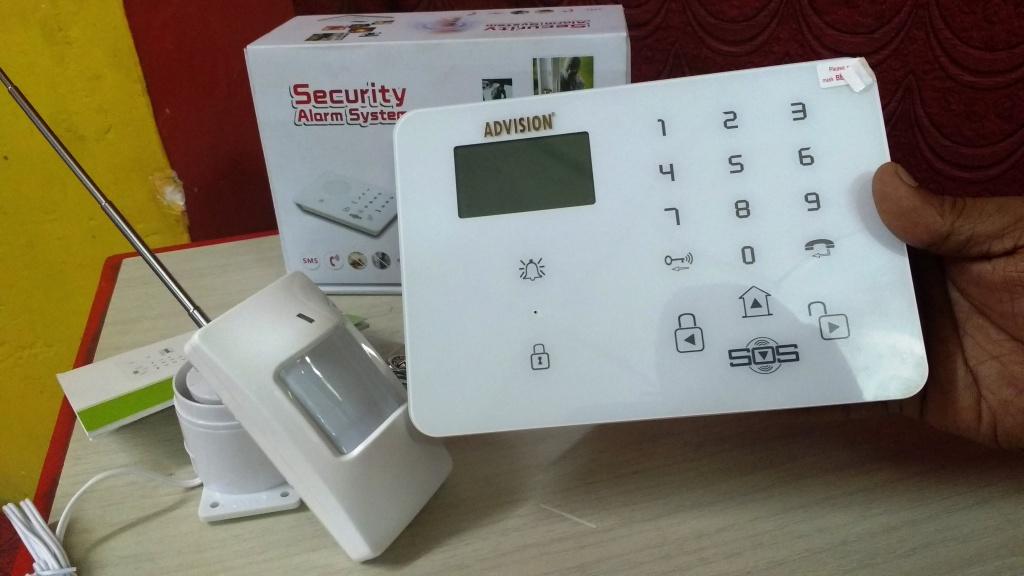 Learn New Things Door Security Alarm System for Home & Office with SMS