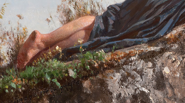 Filippo Palizzi | Girl on the rock in Sorrento, 1871 | Tutt'Art ...