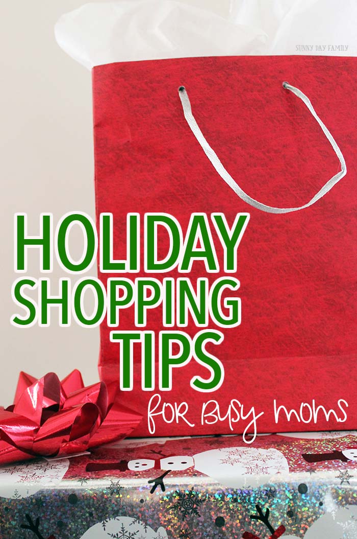 Holiday shopping stressing you out? Relax, get organized, and get it done with these easy Christmas shopping tips for busy moms. 