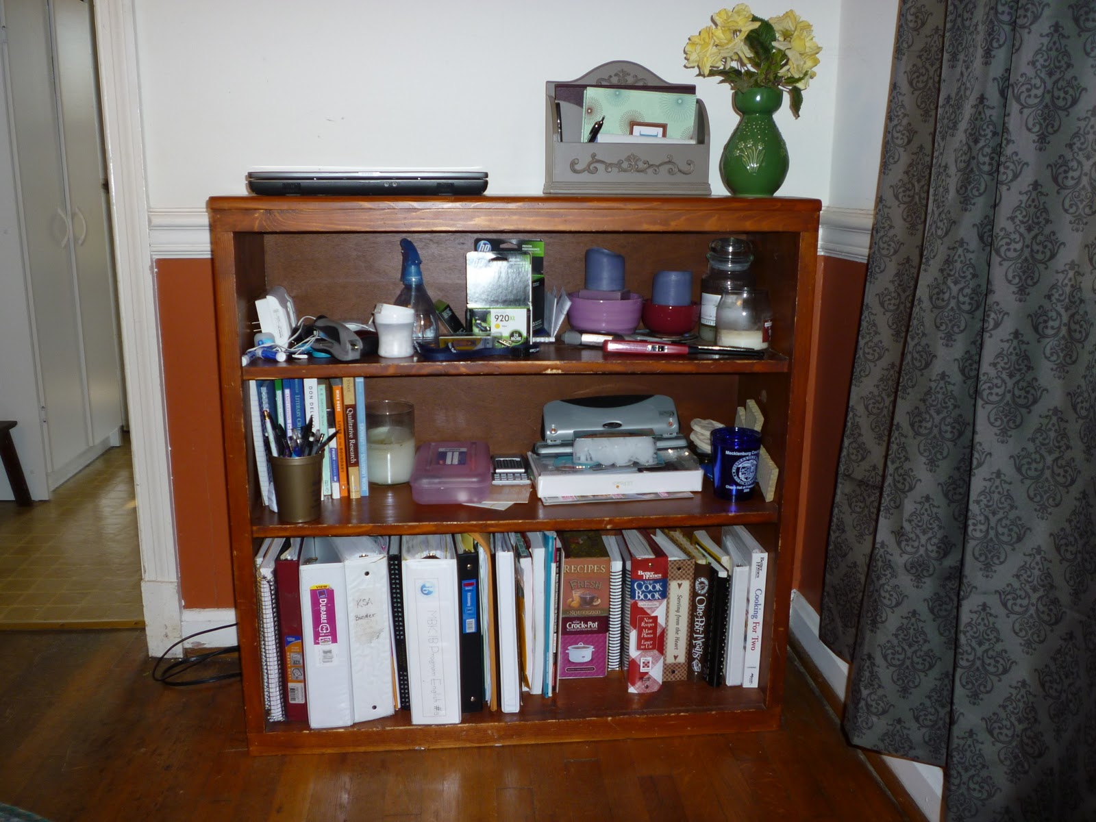 Homemade by Kristin Bookshelf Curtain