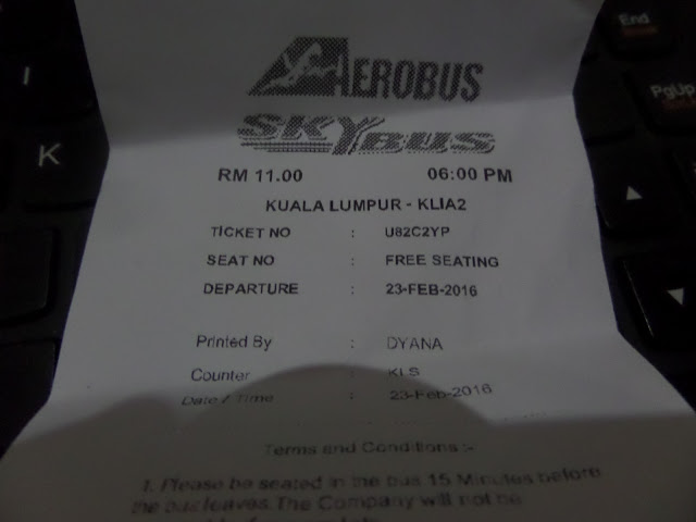 SEROBUS TICKET, KLIA2