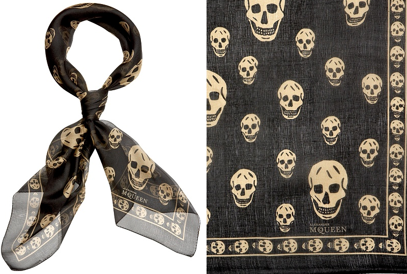 Dissertation printed on scarf picture