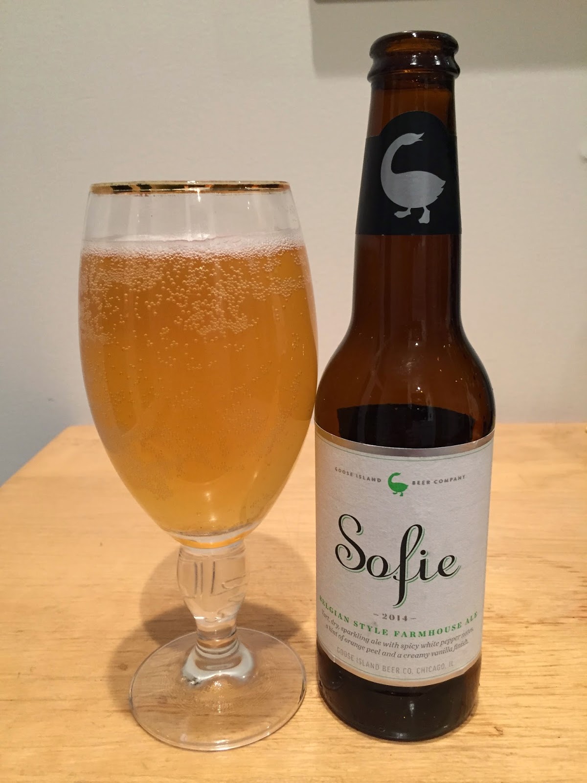 The Best Beer Blog Goose Island Sofie Belgian Style Farmhouse Ale