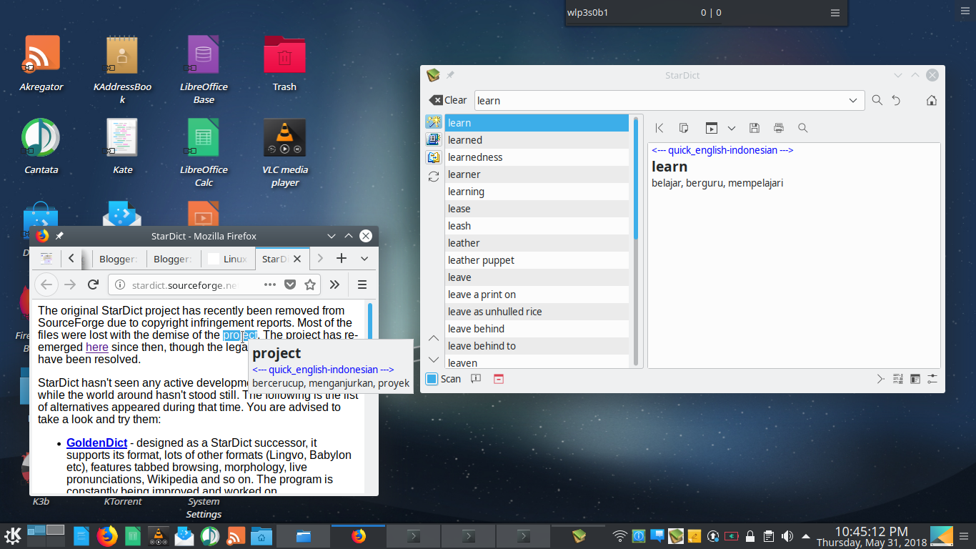 Ubuntu 18.04 Install StarDict and Add Dictionary Files