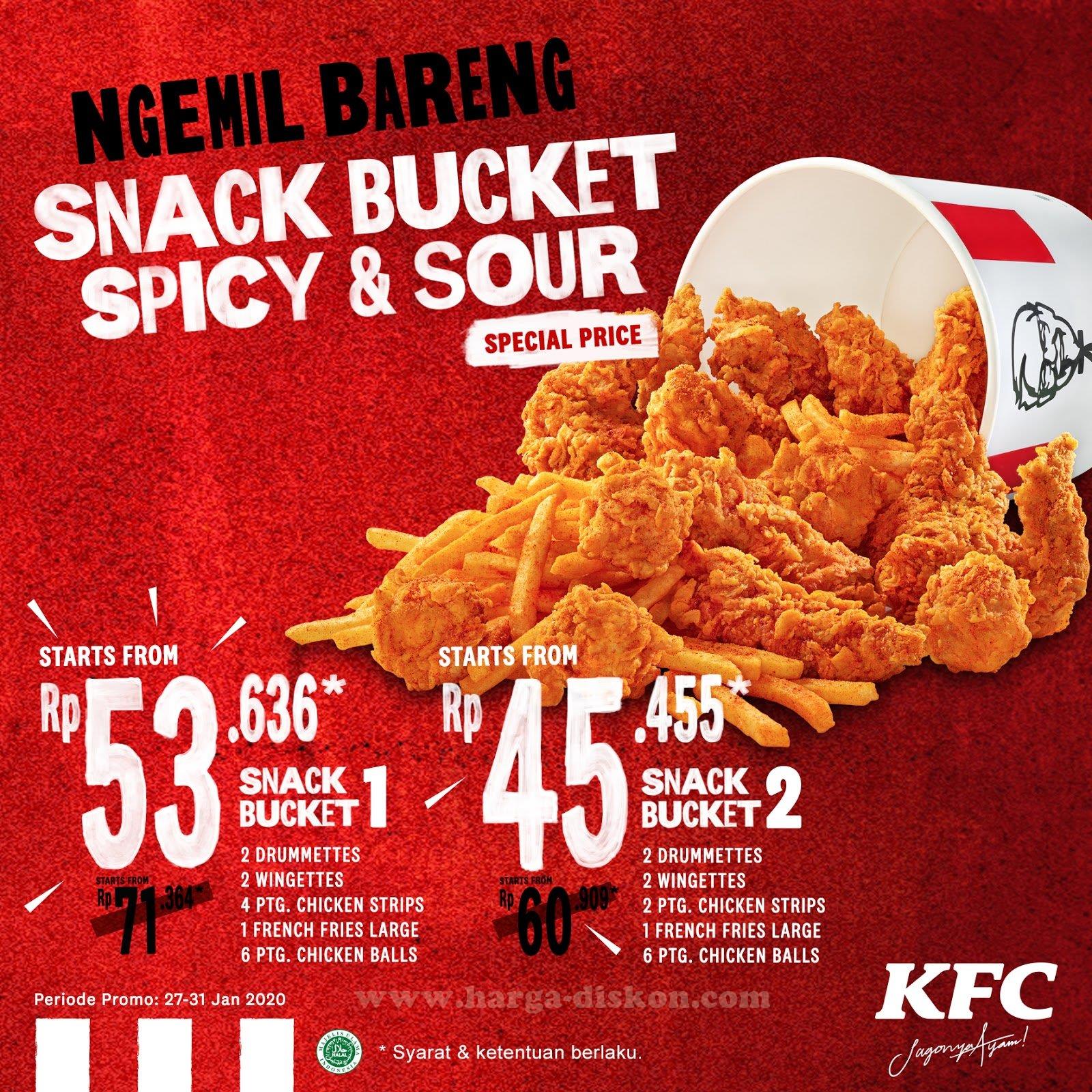Harga dan Promo KFC Terbaru