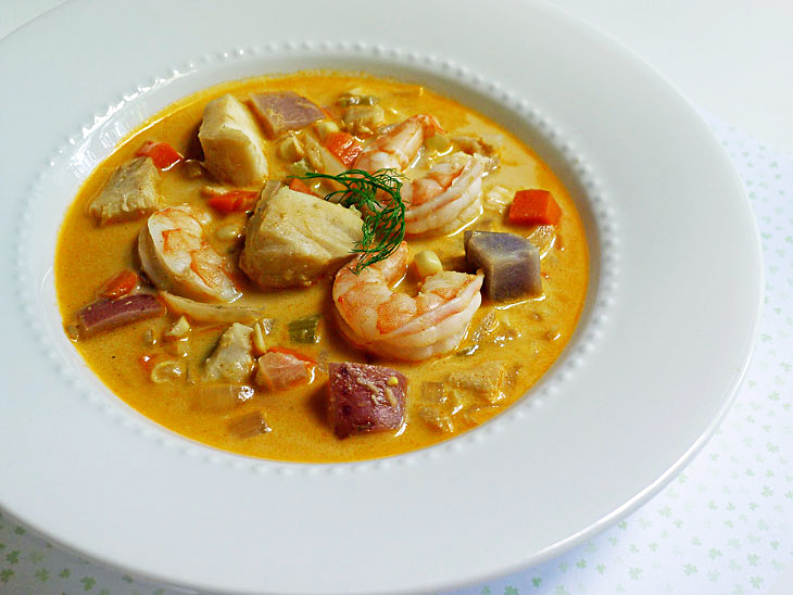 Cooking Weekends Cod, Shrimp & Fennel Chowder