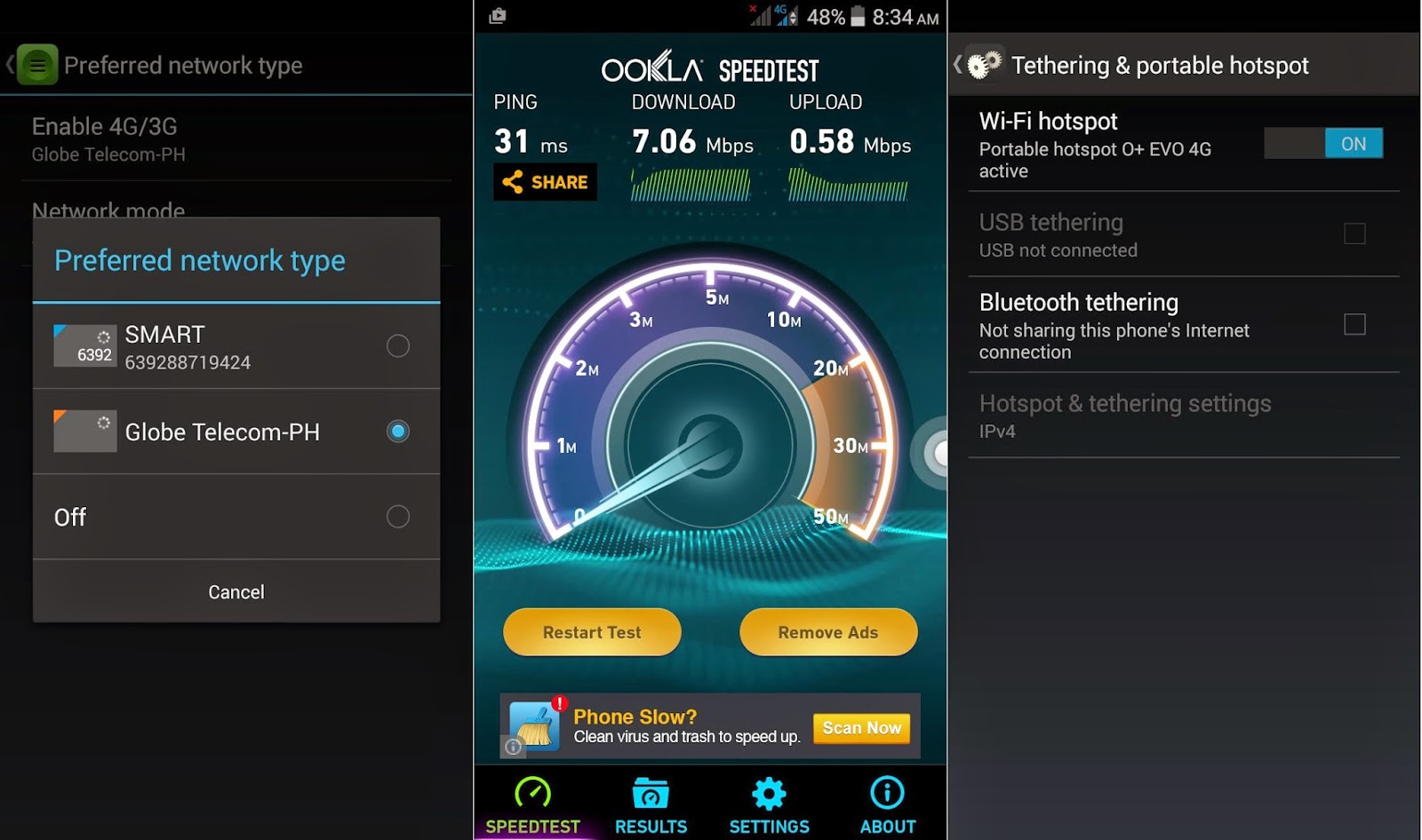 O+ EVO 4G Review, Speed At Your Fingertips