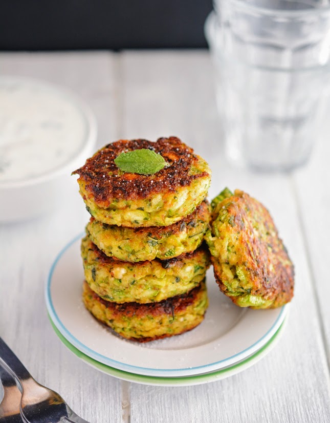 Creamy Greek Zucchini Patties (Low Carb & Gluten-Free)