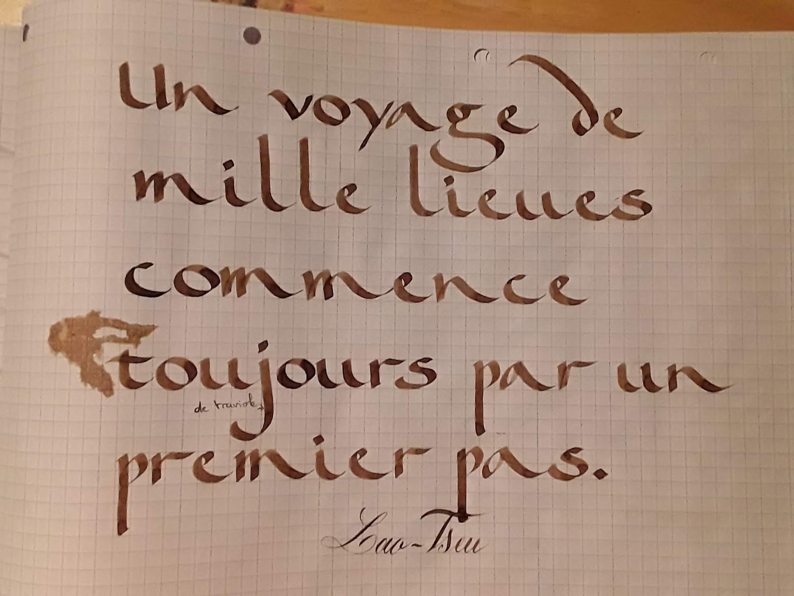 Comment Je Vais Devenir Calligraphe Mon Premier Mail Art Mai De