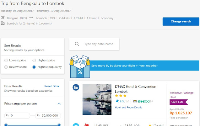 tiket pesawat dan hotel promo ke gili trawangan di traveloka