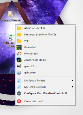 Accede a tus carpetas y aplicaciones más usadas rápidamente