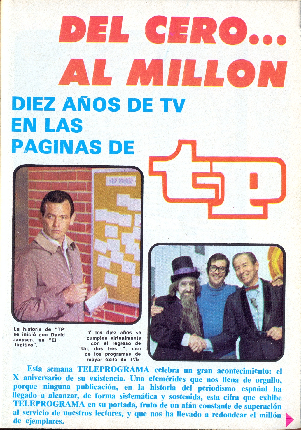 Colección: 10 años de Teleprograma: 1966-1976