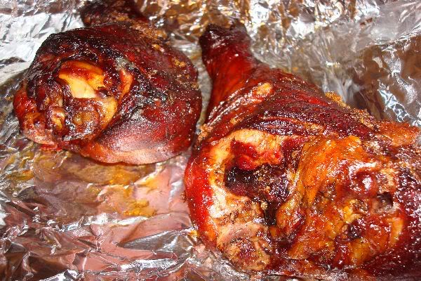 how to cook a smoked turkey leg in oven