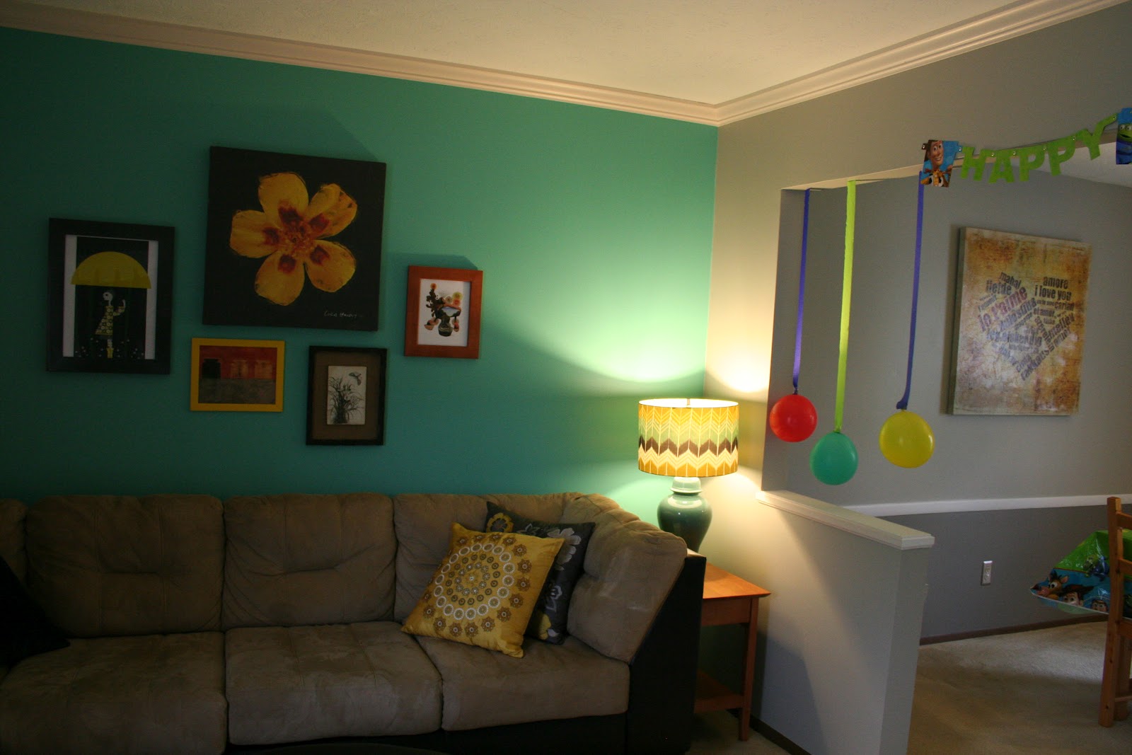 Left of Center Painted Room