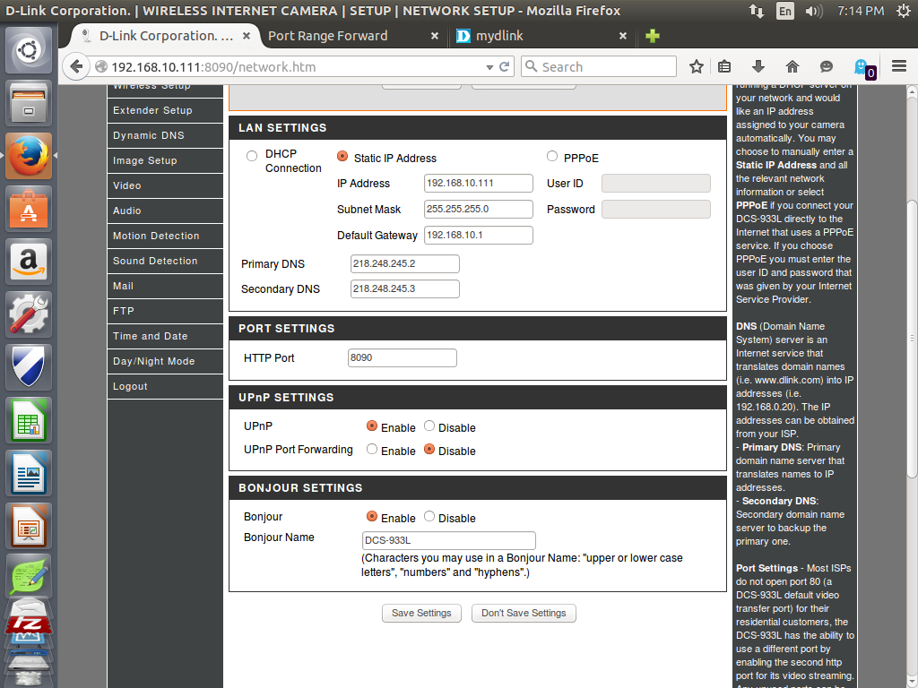 CCENT 360 Port Forwarding to Multiple IP Cameras.