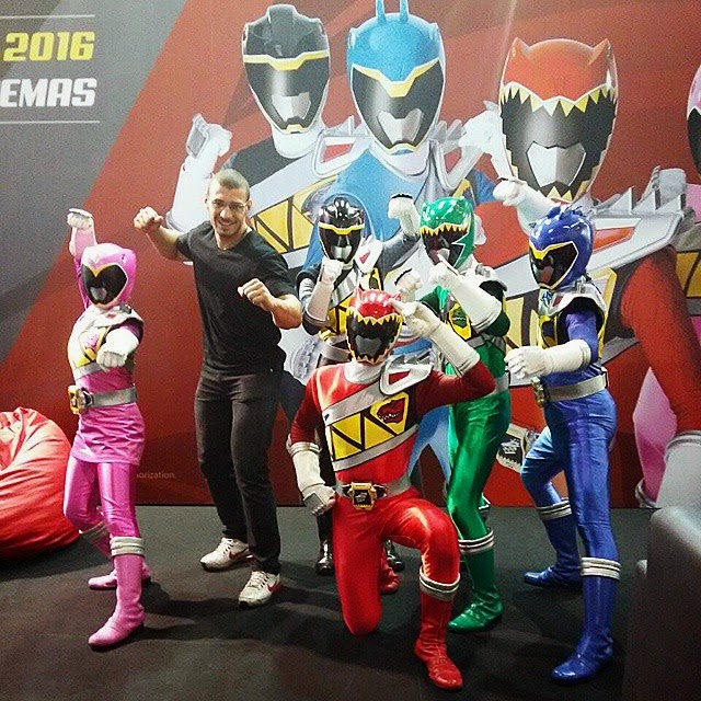 Power Rangers na 32ª ABRIN em São Paulo