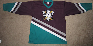 Maillot Anaheim Mighty Ducks CCM NHL vintage des années 90