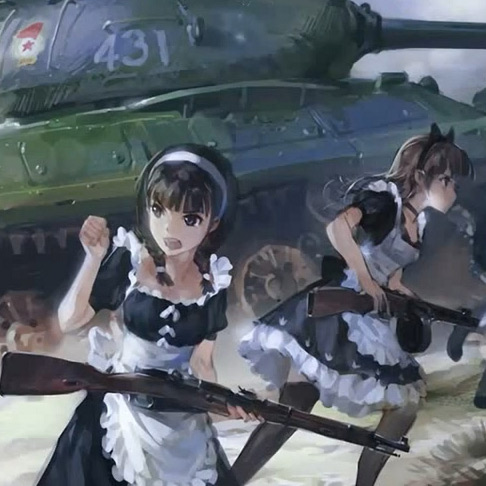 War Anime Girls Wallpaper Engine