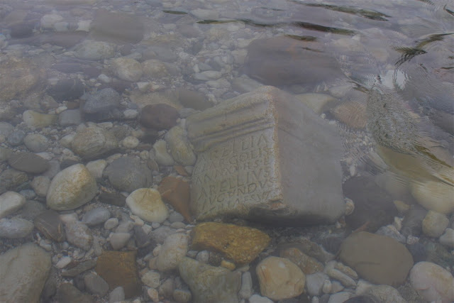 Tombstone of 12-year-old Roman girl found by fisherman in Slovenia
