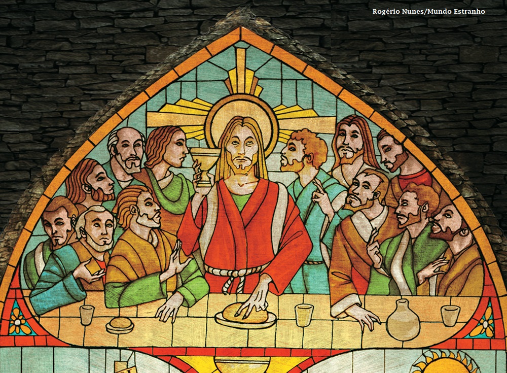 O Apóstolo Judas, que já havia traído o Mestre, participou na Última Ceia, quando Jesus repartiu