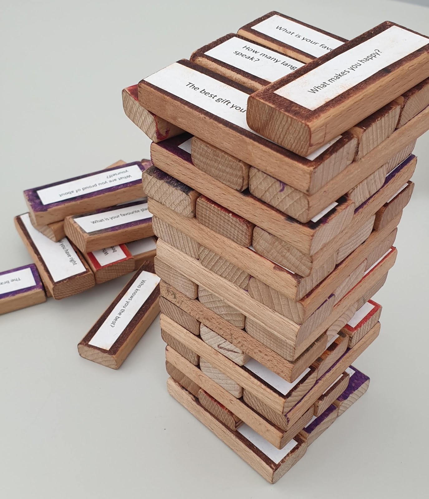  Towering Resilience Jenga question based game