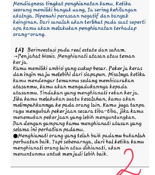 Kumpulan Test Psikologi ( Kepribadian ) Part II FACT
