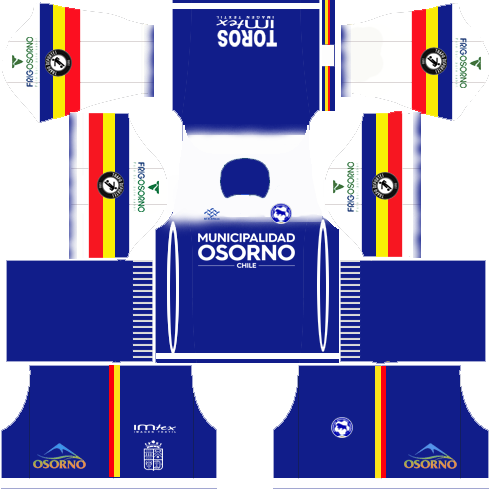 Kits y Logos FTS Liga Chilena. PROVINCIAL OSORNO