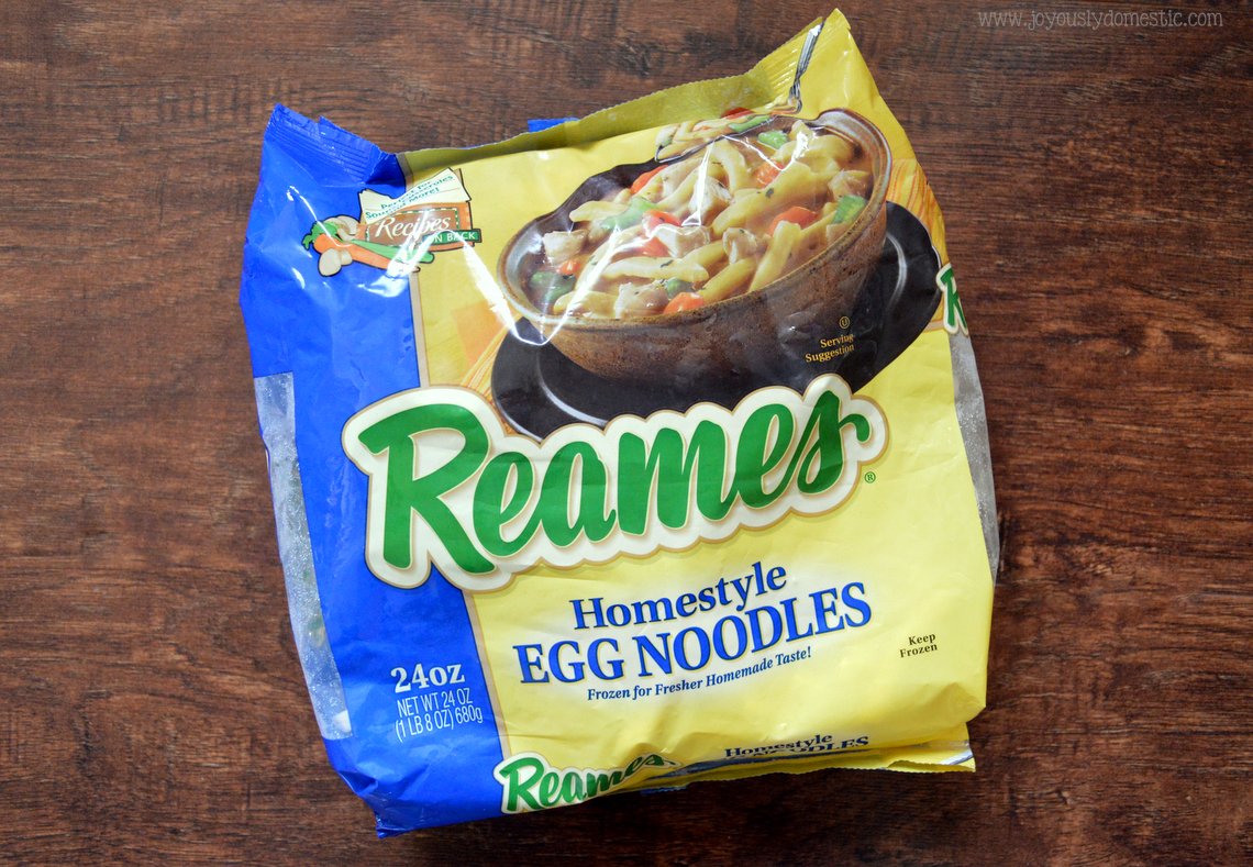 Joyously Domestic Slow Cooker Beef and Noodles