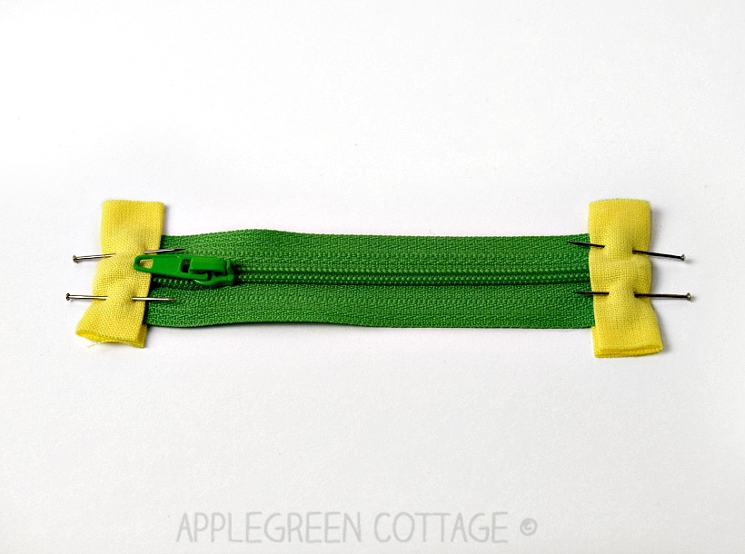 How To Shorten A Zipper And Add Zipper Tabs AppleGreen Cottage