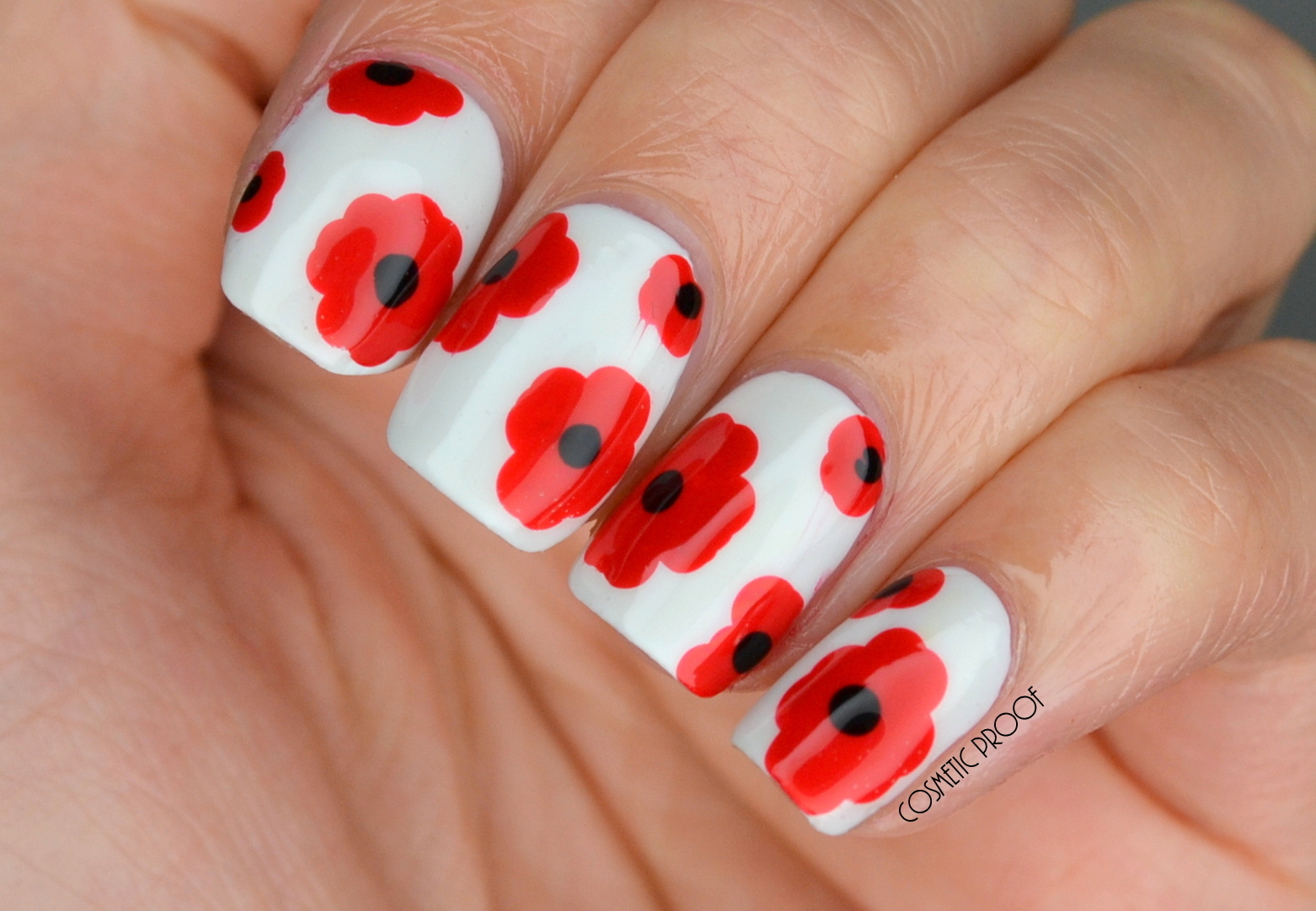 6. Floral Poppy Nail Art - wide 1