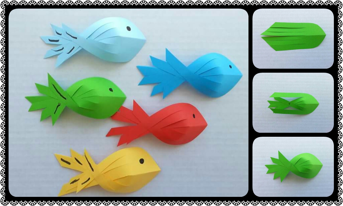 paper fish for kids crazzy craft kd christmas