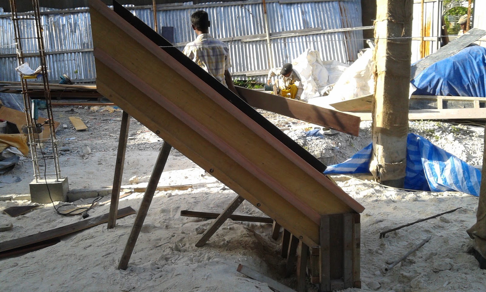 Civil Engineers Today How To Prepare Concrete Staircase Form Work Or Shuttering Work
