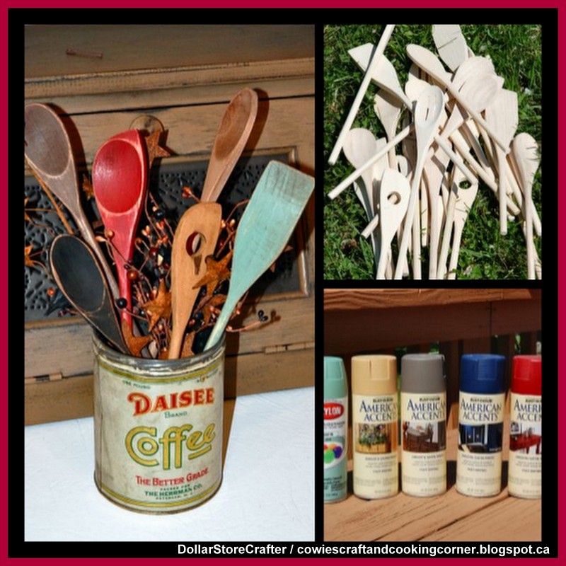 Dollar Store Crafter Use Brand New Dollar Tree Wooden Spoons To Make