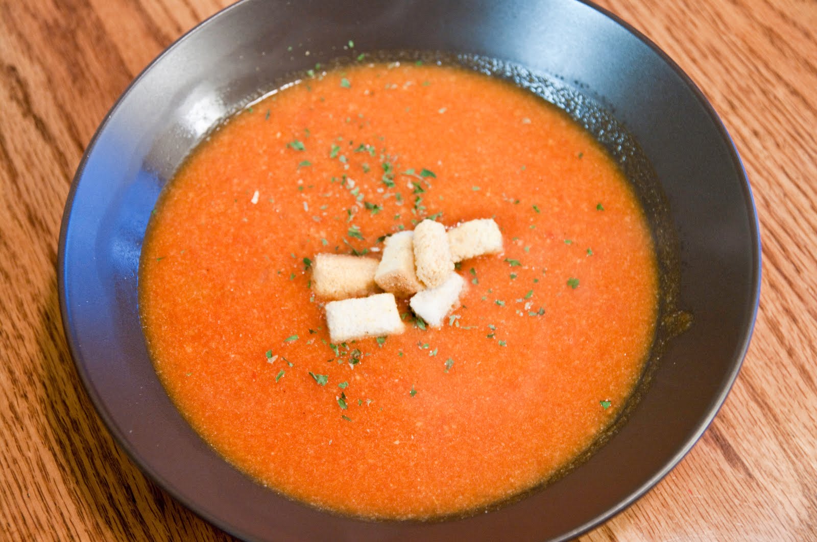 A Blog About Food: Creamless Creamy Tomato Soup