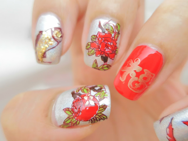 Chinese New Year Nail Art Y017 Image Plate (Born Pretty Store Review