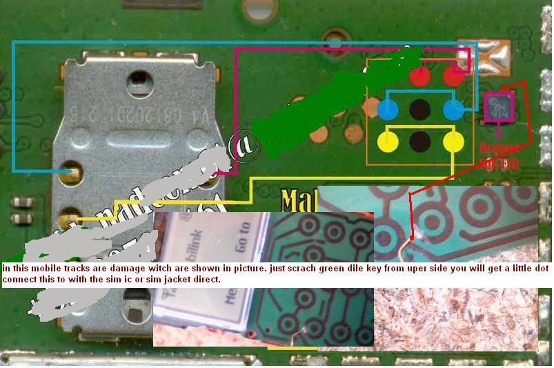 Nokia 1202 1203 Insart SIM solotion jumper ways | Mobile Guide Line