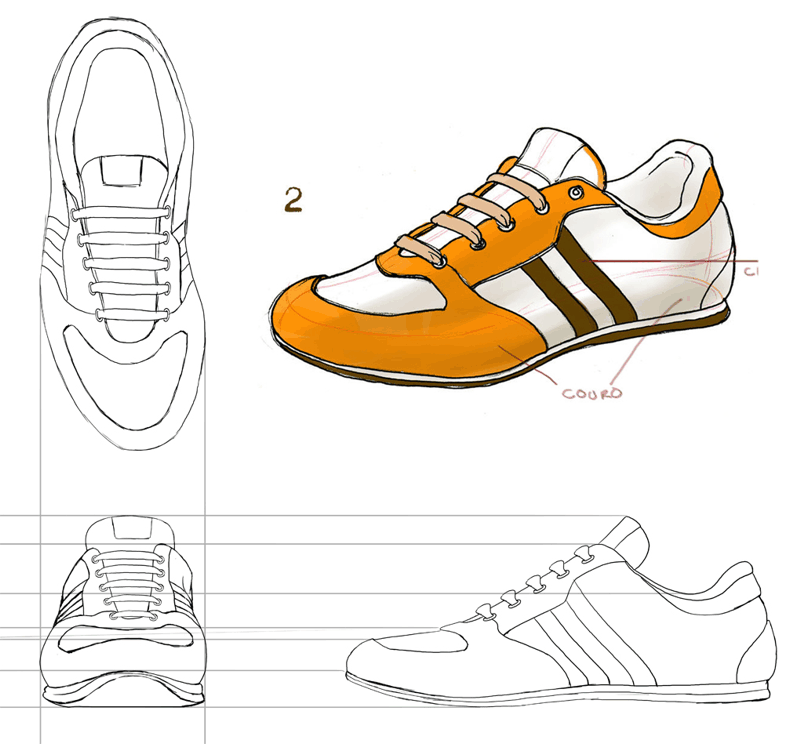 Os Tênis allstar e Nike - Desenhos preto e branco para colorir