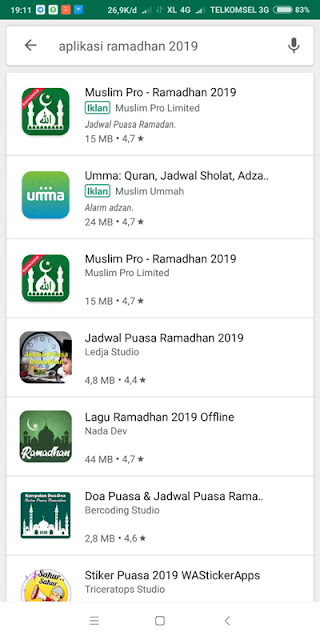 aplikasi android yang membantu aktivitas anda di bulan ramadhan