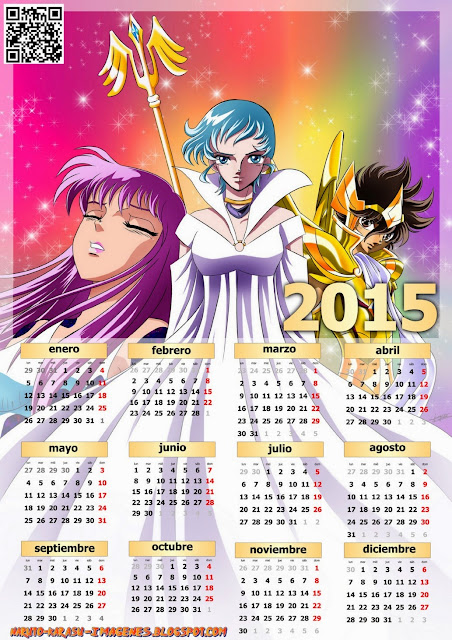 calendario anime saint seiya 2015
