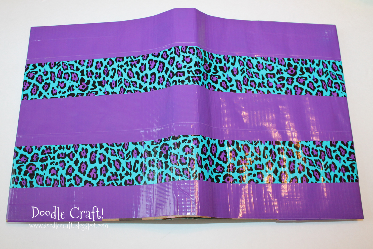 How to Cover a Textbook with Duct Tape!